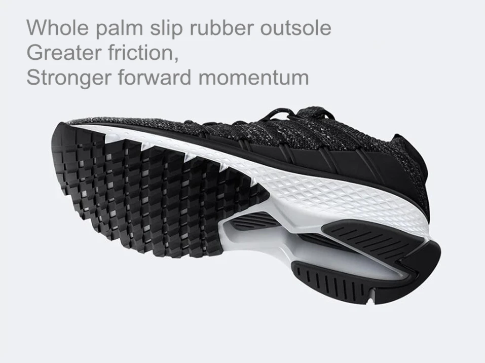 Xiaomi Mijia Smart Sports 2 Sneaker Uni-moulding Techinique Fishbone Lock System эластичный вязаный вамп амортизирующая подошва