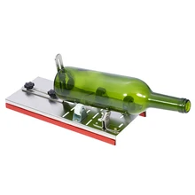 Stainless Steel Adjustable Glass Bottle Cutter DIY Bottle Cutting Tool for Wine Beer Round Square Bottles Glass Cutter