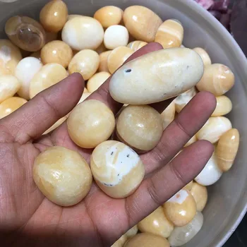 

1kg Free Shipping Natural Freeform Pale Brown Jade Tumbled Stone LXM