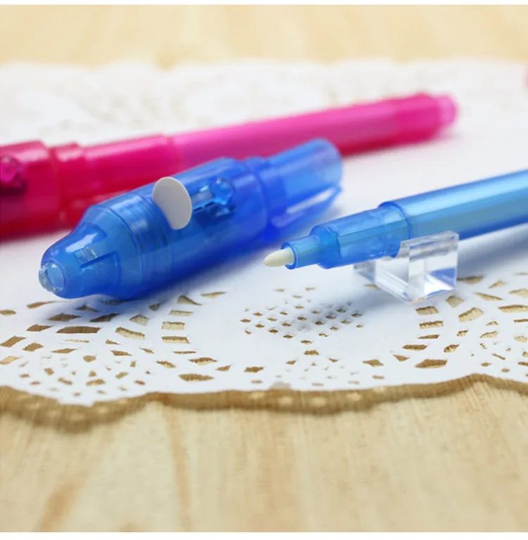 7pcslot Invisible Ink Pen Creative Magic UV invisible Light Pen Safety Funny Marker Pens For School Office Drawing Novelty Item (13)
