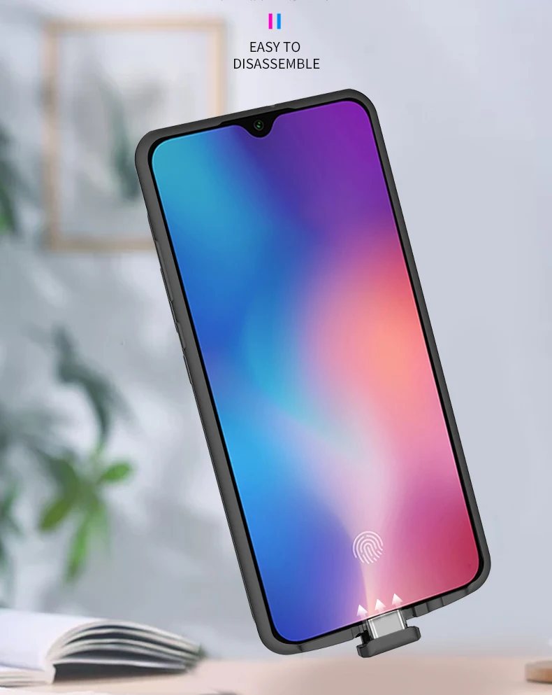 Высокое качество банк питания чехол для Xiao mi 9SE 6500 mah пакет резервного заряда