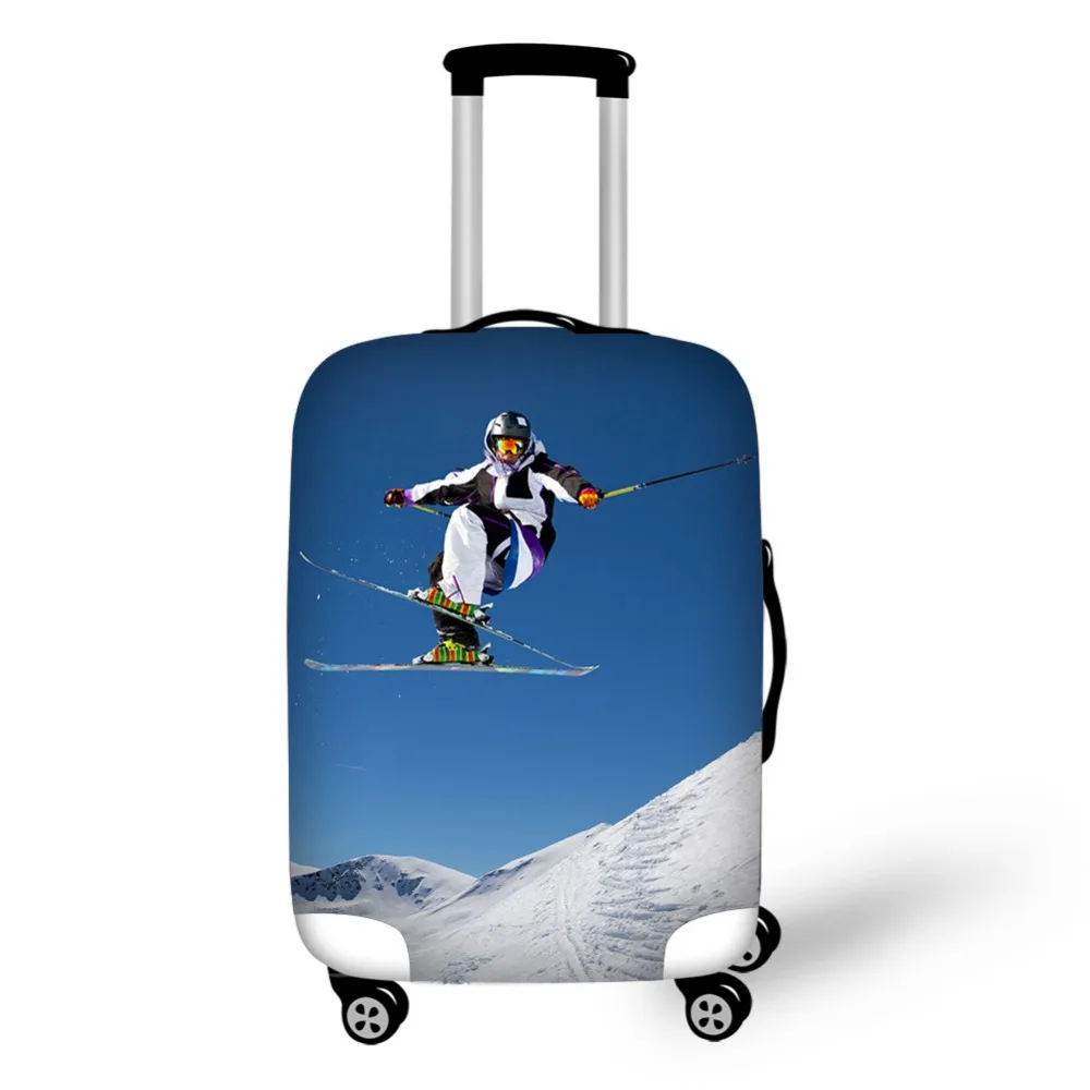 Skateboard Skates Print on Suitcase luggage Travel Luggage Protective Cover Anti-dust Trolley Cover for 18 to 32 Inch Bag
