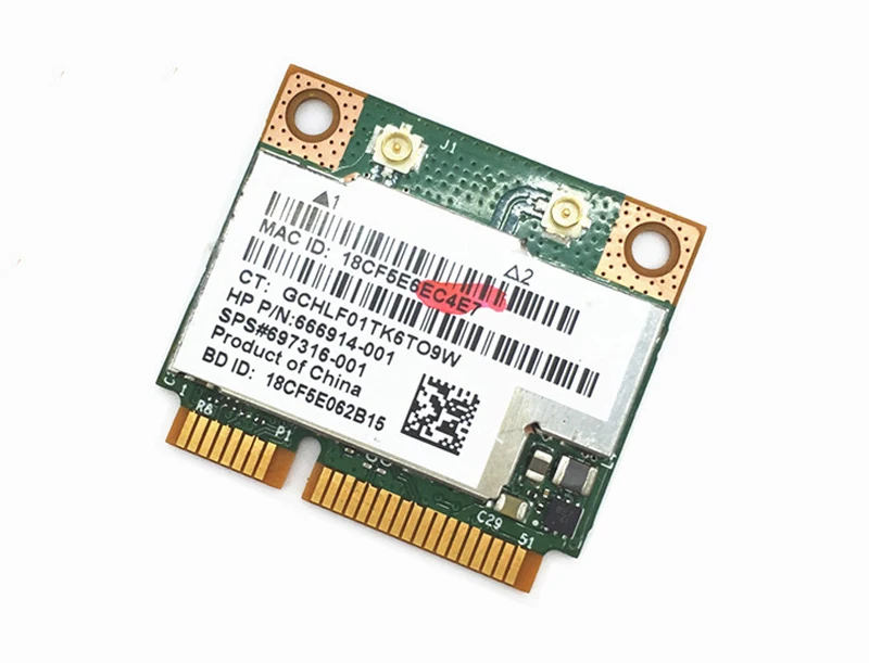Free Shipping For BCM943228HMB Dual Band WiFi + Bluetooth 4.0
