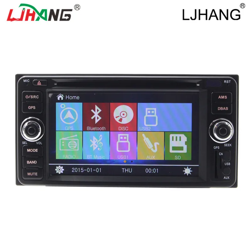 

LJHANG 6.2 Inch Auto Radio Car dvd For Toyota RAV4 FJ CRUISER ALPHARD PREVIA GL HIACE IELAS FORTUNER INNOVA COROLLA CAMRY