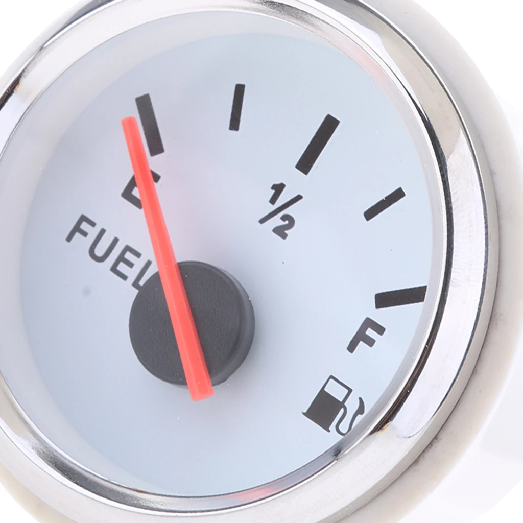 Brand New Pointer Fuel Level Gauge for Universal Boat Car Truck RV Camper LED Light Display Fuel Gauges Auto Gauges