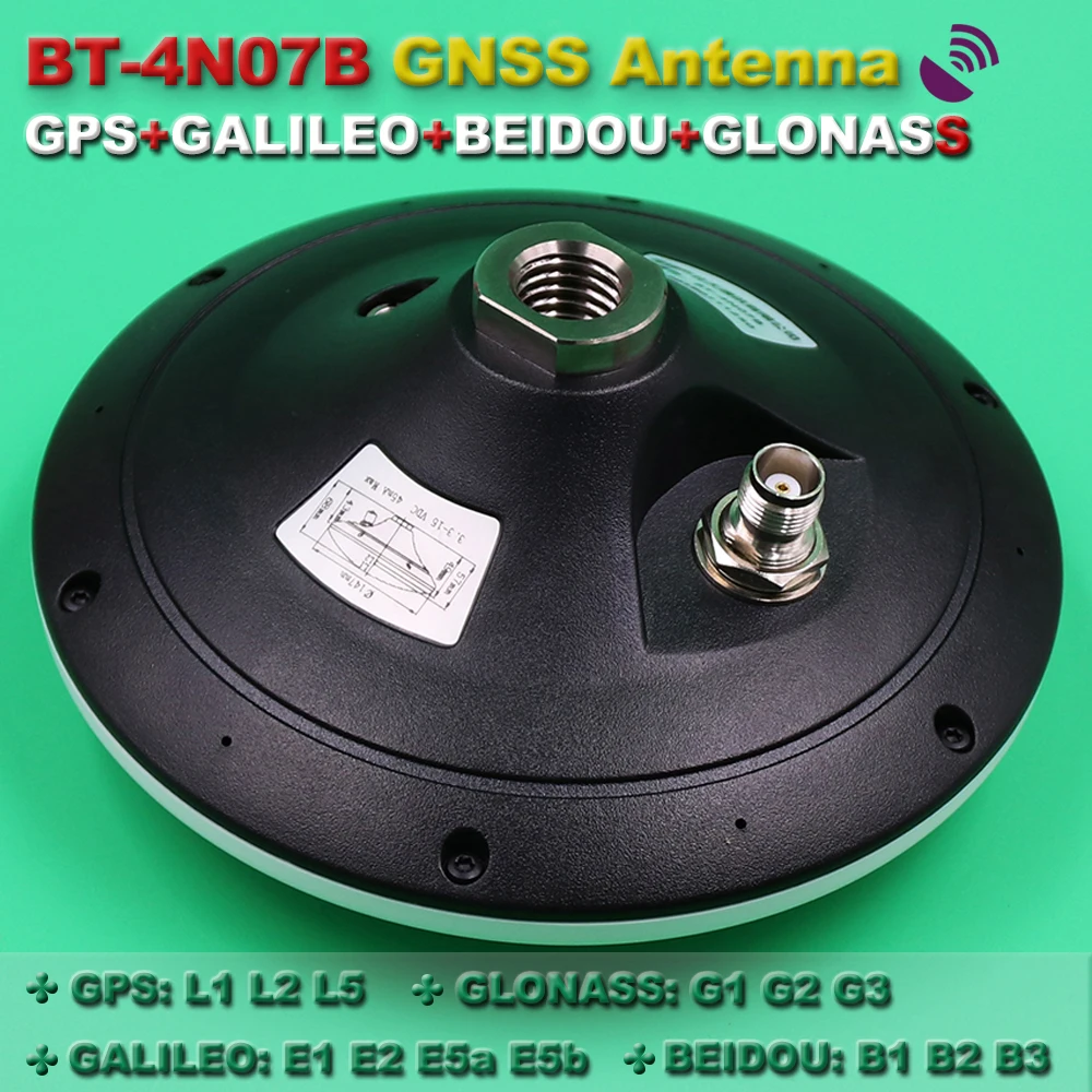 

BEITIAN NEW 3V-18V ZED-F9P module receiver CORS RTK GNSS Survey Antenna High precision GALILEO GPS GLONASS BEIDOU,TNC-K,BT-4N07B