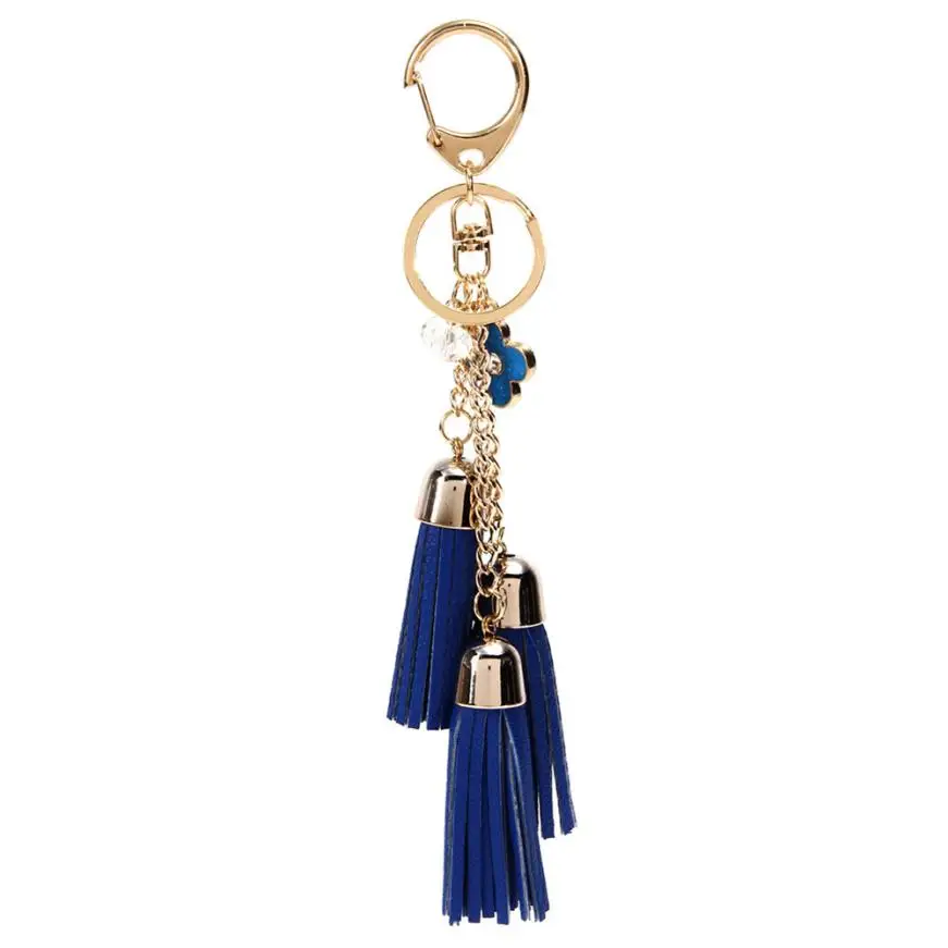Аксессуары для сумок, яркие цвета, одноцветная подвеска с кисточкой, Милые Удобные Аксессуары для сумок#7516 - Цвет: Blue