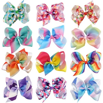 

1 Pcs Baby Hair Clip 5 inch reversible sequin bow clip Hair Bows for Girls Bowknot Hairpin Hair Accessories Random Color