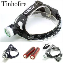 Tinhofire K11 3-Режимы 1800 люмен велосипед лампы T6 светодиодные фары велосипедов фары+ 2*18650+ автомобиль/зарядное устройство