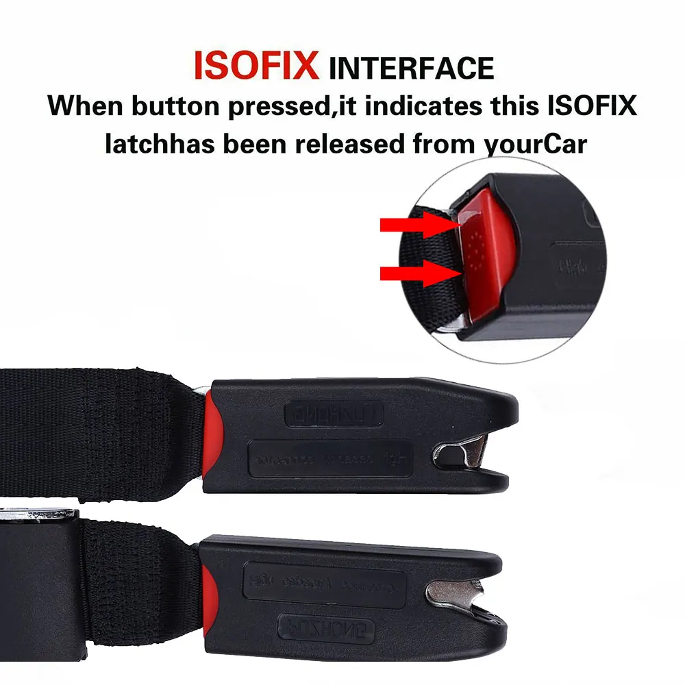 Универсальный Isofix безопасный ремень безопасности для детей Детский