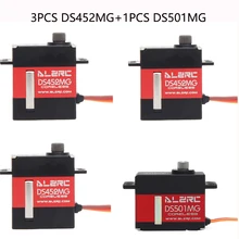 ALZRC 3PCS DS452MG Servos+1PCS DS501MG Servo For 380 450 480 500 RC Helicopter Aircraft ALZRC 3PCS DS452MG Servos+1PCS DS501MG Servo For 380 450 480 500 RC Helicopter Aircraft