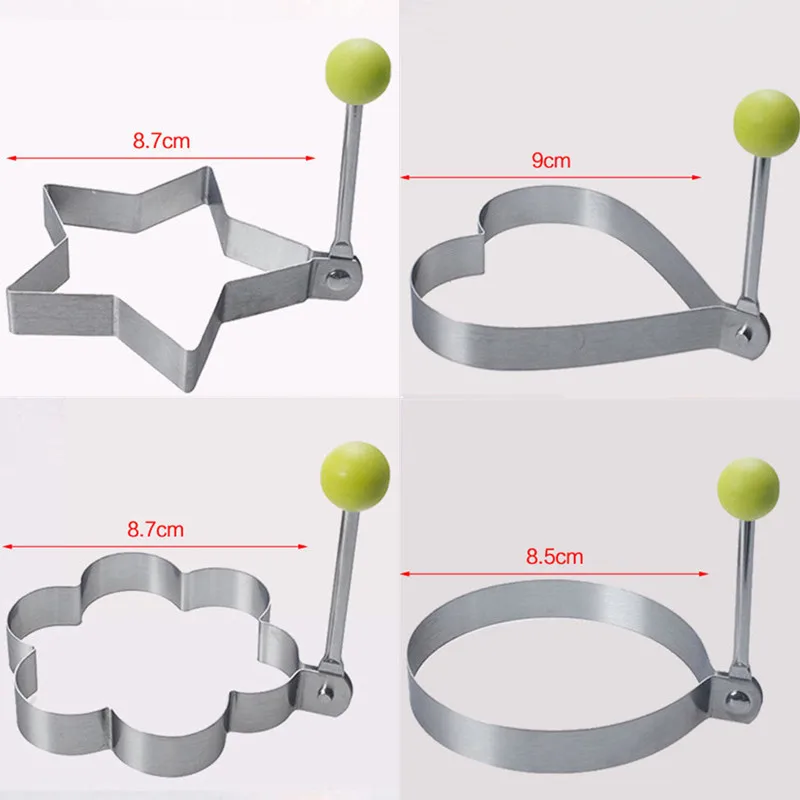 Мода 1 шт. нержавеющая сталь, милая в форме сердца жареное яйцо формы для блинов кольца Форма для приготовления пищи кухонный инструмент