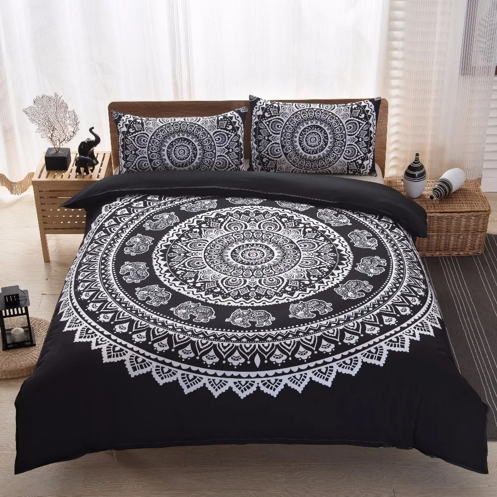 

Bohemian Bedding set Single Queen King Size Duvet Cover Set Bed Linen Quilt Cover
