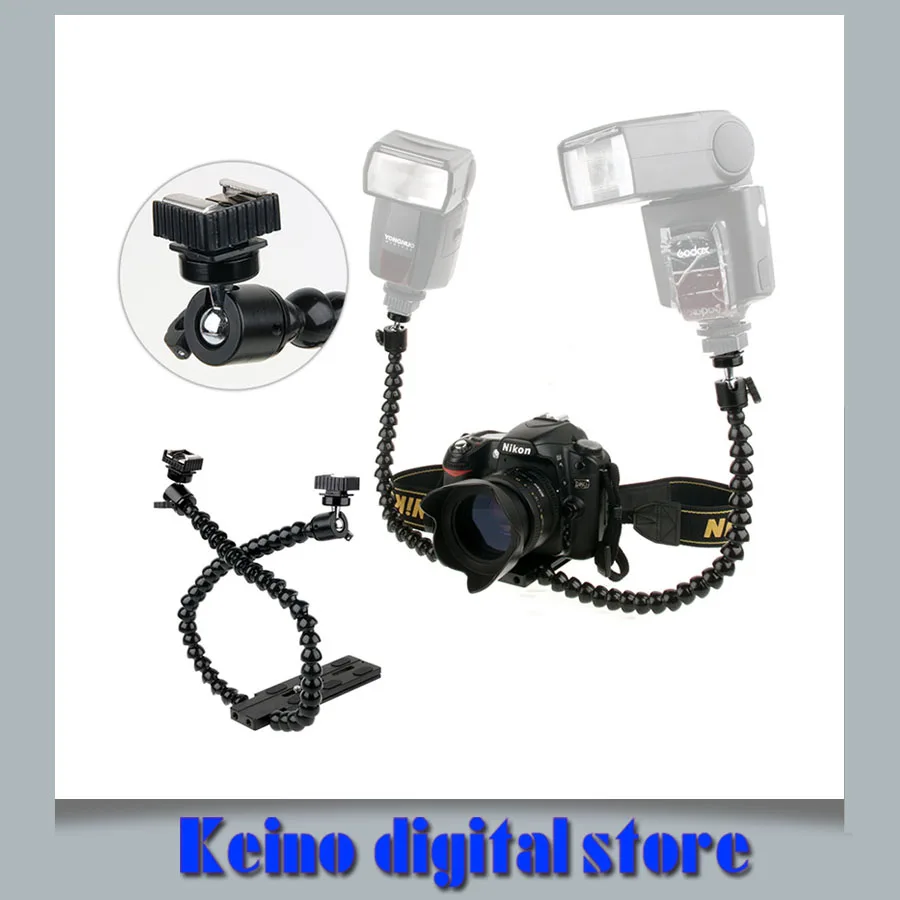 Buy Photo Flash Accessories Camera DSLR Twin DUAL ARM