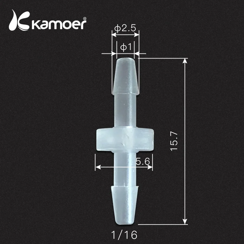 Kamoer PP трубчатый соединитель для перистальтического насоса водяного шланга для шланга силиконовая трубка Linker соединительная трубка 30 шт - Цвет: 1-16