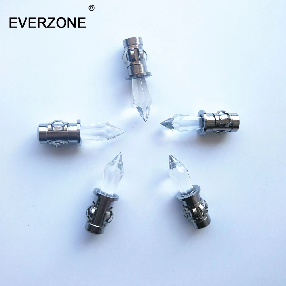 

Fiber Optic End Emitting Light Cable Crystal End Fittings for Fiber Optic Ceiling Starry Sky Lighting Indoor Decor 5/lot