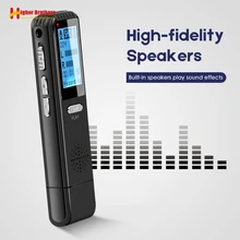 Мини-диктофон с голосовой активацией плеер регистратор Скрытый Звук микрофон Запись телефона маленькая ручка DSP снижение диктофон