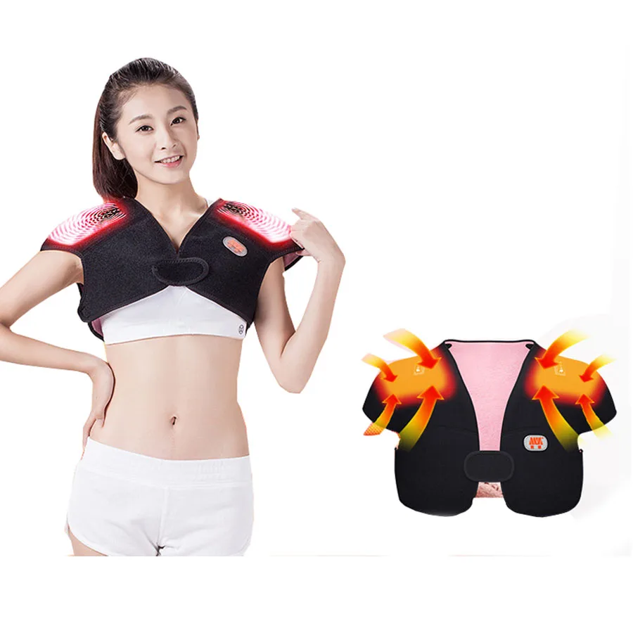

Electric Heating Pad for Neck Shoulder Pain Relief Middle-aged and old-age maternal warmth and cold-proof hot shawl