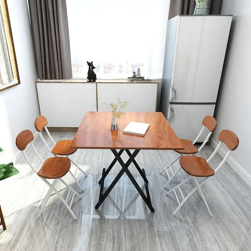 Moderne Pieghevole Kitchen Escrivaninha Eettafel Tavolo Da Pranzo Tafel Set Plegable De Jantar Mesa Folding Dining Room Table