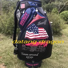 Оригинальная сумка для гольфа datang dragon SHERIFF USA flag Premium американская сумка черного цвета сумка для гольфа