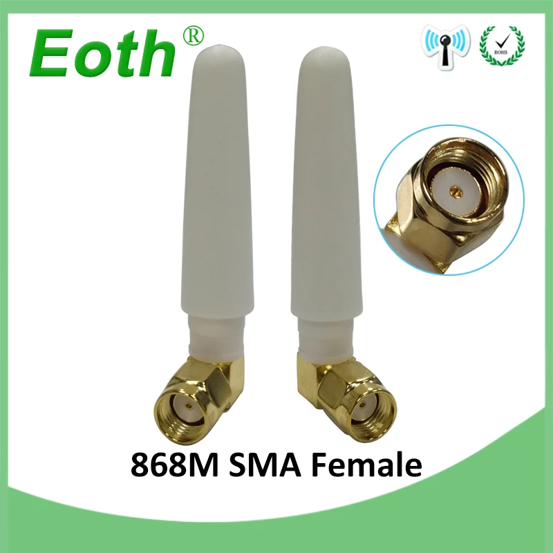 

10pcs 868MHz 915MHz Antenna 3dbi RP-SMA Connector GSM 915 MHz 868 MHz antena outdoor signal repeater antenne waterproof Lorawan
