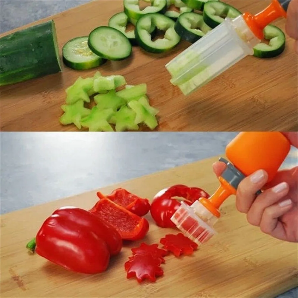 Buy Home 6 Shapes Vegetable Fruit Cutter Mold Slicer