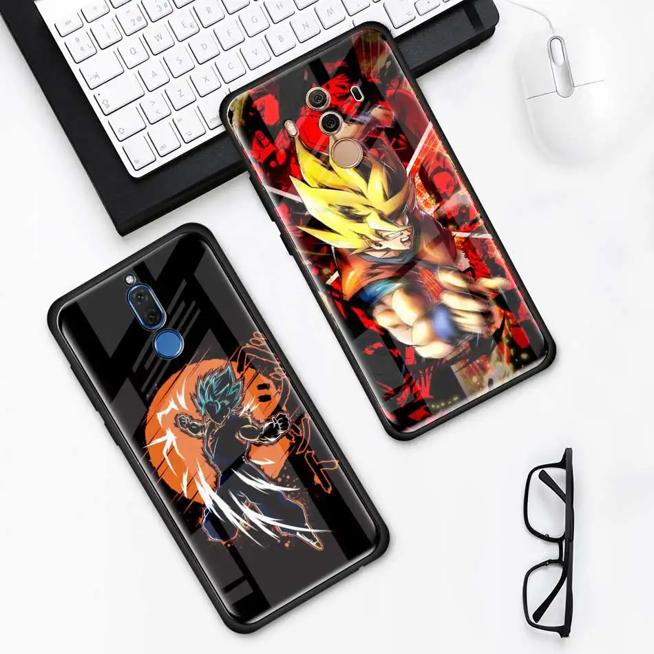 Чехол из закаленного стекла Dragon Ball для huawei P30 Pro P10 P20 P30 Lite mate 10 20 Pro Honor 20 Pro 8X