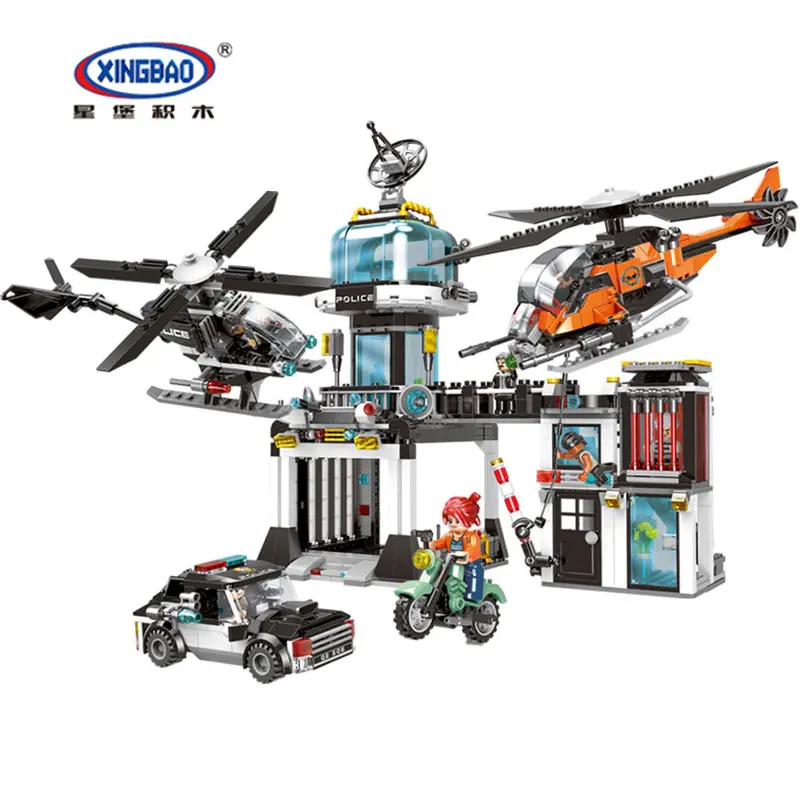 

XINGBAO 10001 City Police Series The Police Operational Command Station Building Blocks Bricks Educational Toys Funny DIY Gifts