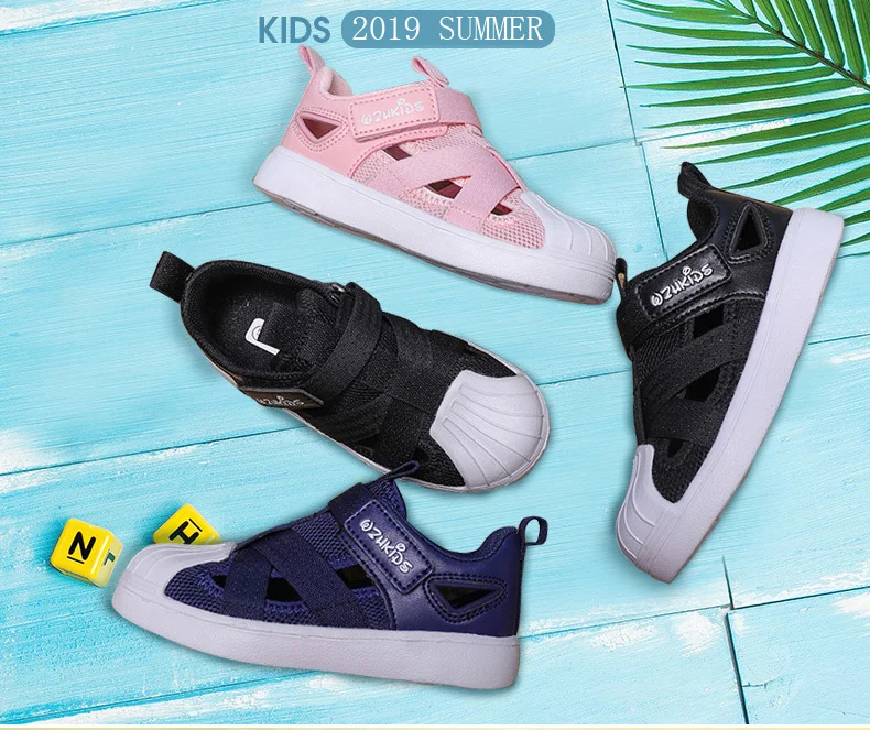 PINSEN 2019 Summer Kids Shoes For Boys Sneakers Fashion Children Shoes Girls Casual Sport shoes (1)