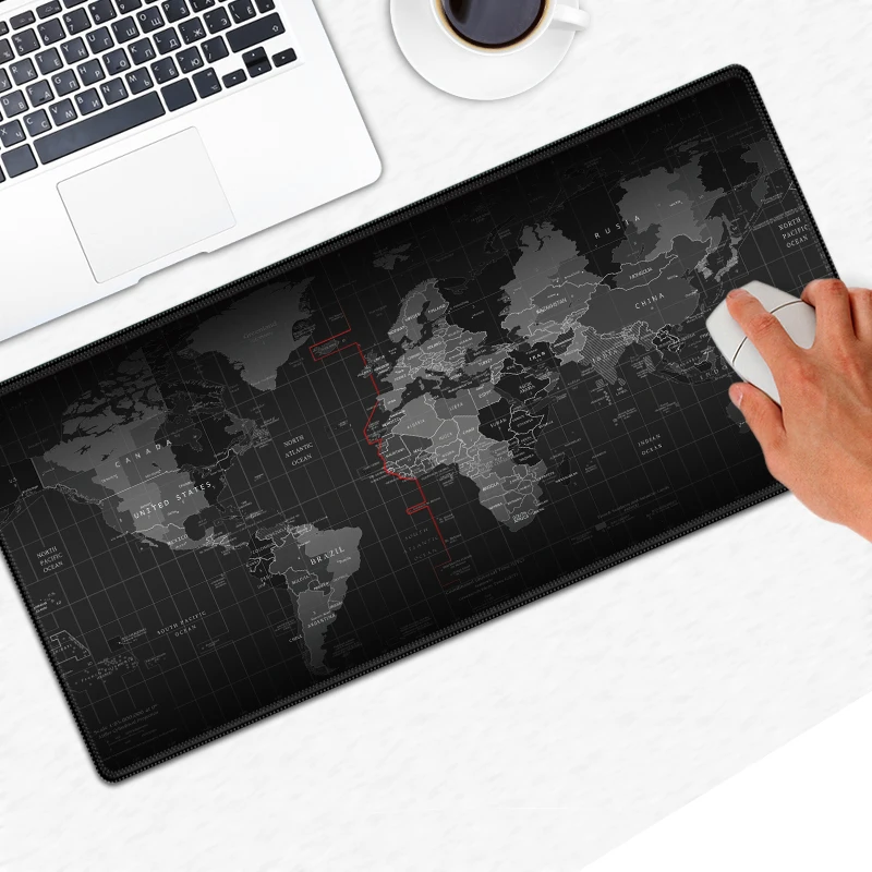 

3D Printing Rubber Large Size World Map for Quick Speed Game Mouse Lasting Computers Laptops Mat Pad Gaming Maps Stationery