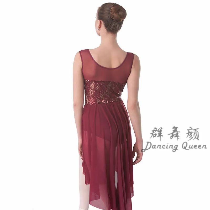 Новое поступление! 6 цветов, танцевальная одежда для девочек и женщин, современный танцевальный костюм для балерины, балетт, платье для девочек, Детский танец 18418