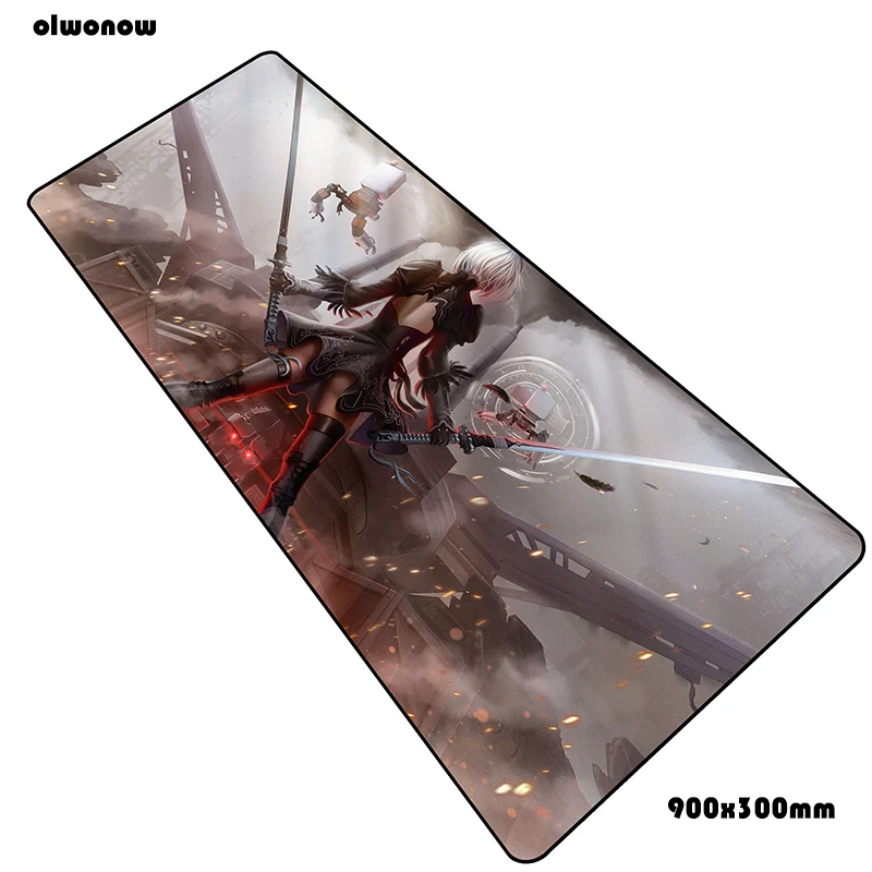 Nier коврики 900x300x3 мм Эргономичный игровой коврик для мыши большая клавиатура Коврик для мыши гаджет аксессуары для геймеров коврик для мыши - Цвет: Size 900x300x3mm