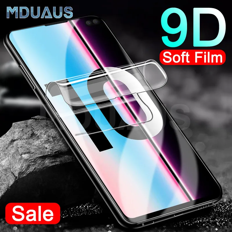 

9D Curved Soft Protective Film For Samsung Galaxy S8 S9 S10 Plus S10e Note 8 9 S7 Edge Full Cover Screen Protector Film Case