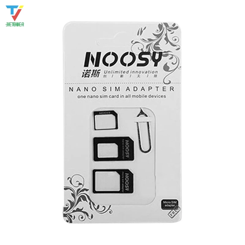 5000 компл./лот noosy 4 в 1 Nano SIM-карта для Micro SIM на mini sim адаптер iphone samsung - Цена: 51 819,41 руб.