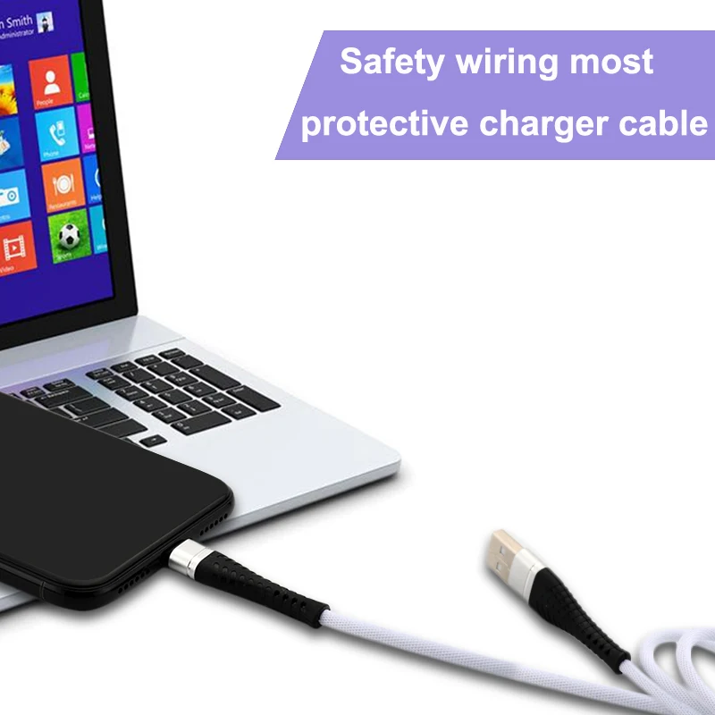 Кабель Usb Type C в нейлоновой оплетке 100 см|Кабели для мобильных телефонов| |