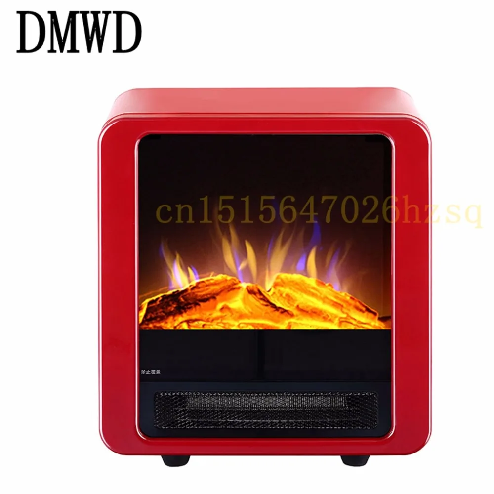 Image electric fireplace Home Office Bathroom Vertical Heater simulate fireplace fashion red overheat protection chimeneas electricas