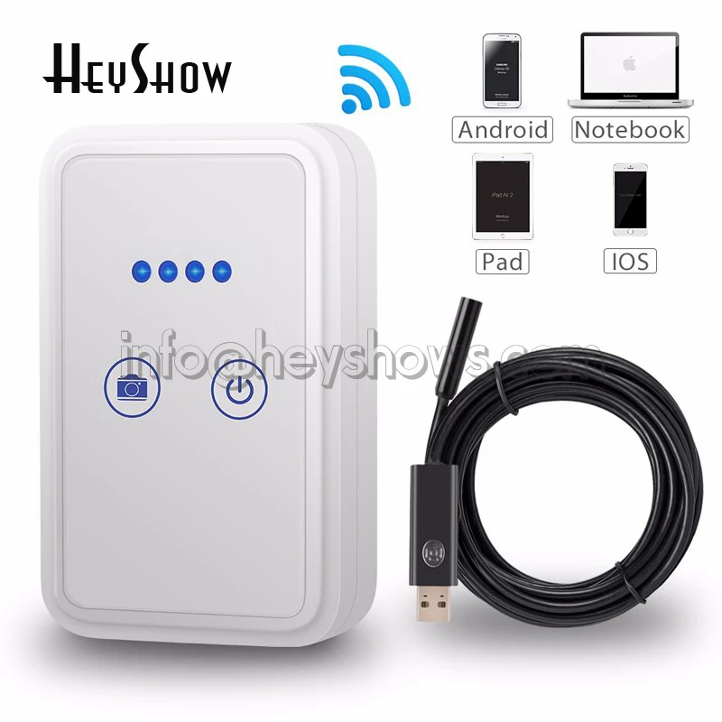 

5.5MM Diameter IP67 Waterproof Wireless Wifi Endoscope IP Camera Inspection USB Endoscopio For Android Apple Phone Windows IOS