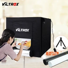 Viltrox 60*60cm Portable Photo Studio Lighting Mini softbox lightbox Folding light Box Photography Backdrop Shooting Tent Kit