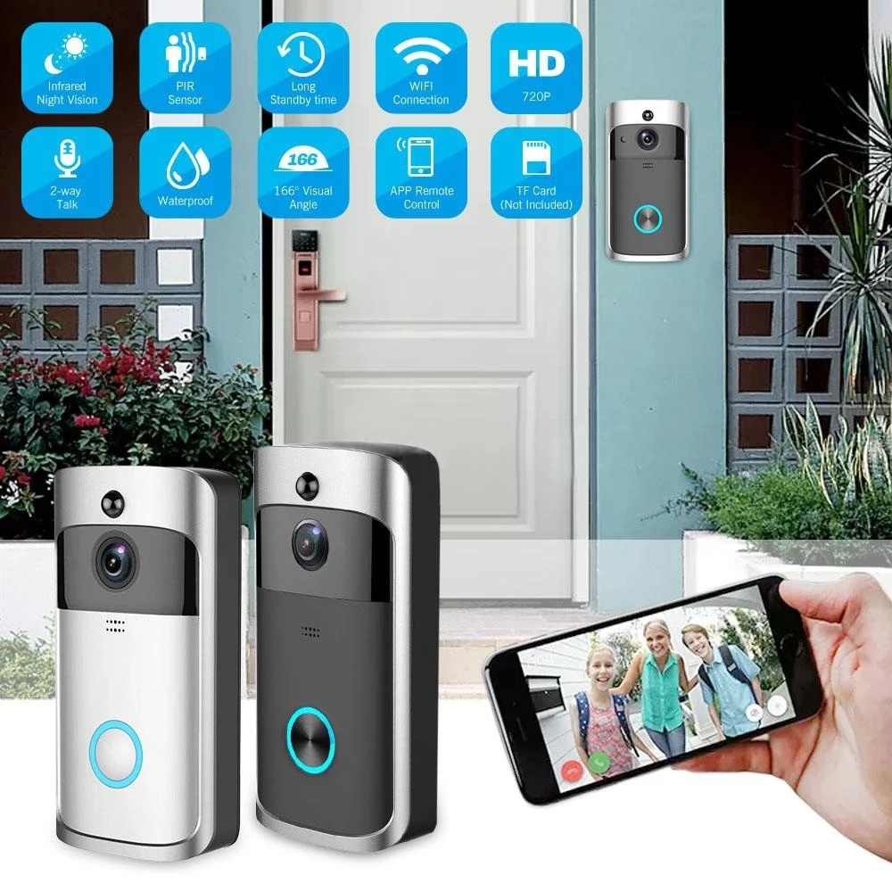 Smart WiFi Wireless Video Doorbell Intercom System For Home Security
