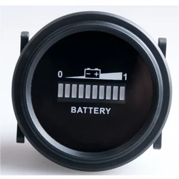 

Round LEDBattery Indicator 12/24V 36V 48V/72V for van moped forklift bulldozer motorboat electric sightseeing car police patrol