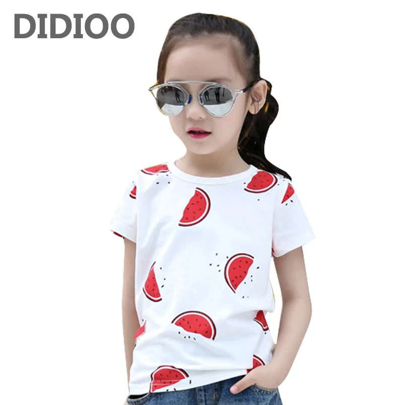 Футболка для девочек с круглым вырезом на Возраст 4 14 лет|t-shirts for girls|girls teesgirls tops |