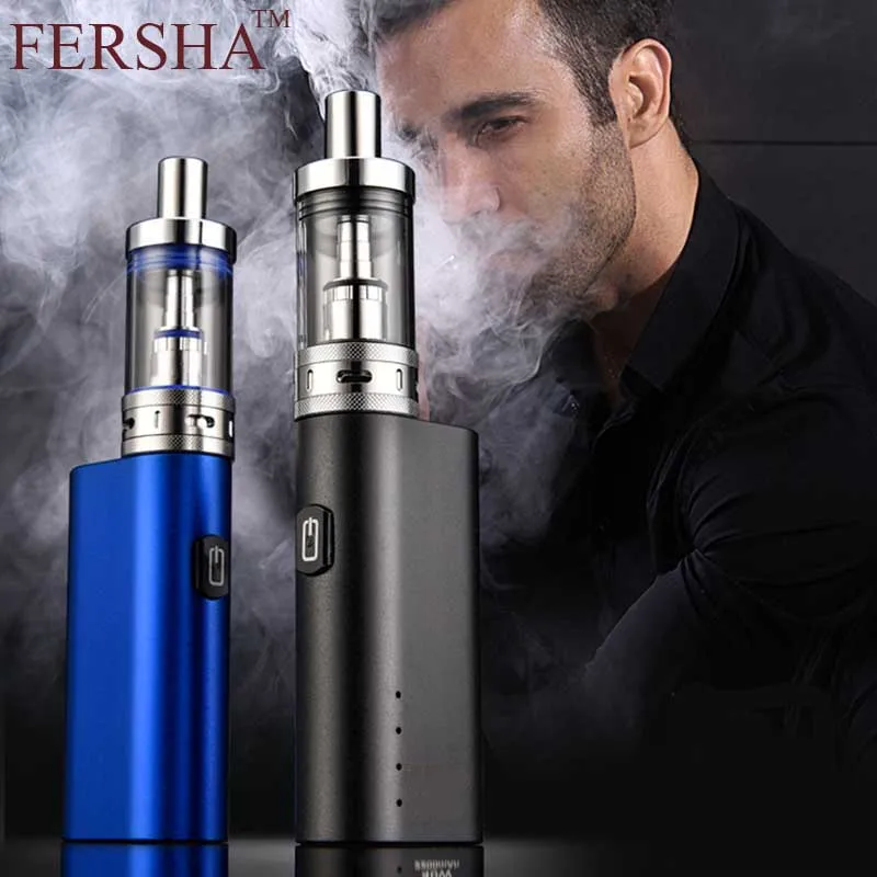 

FERSHA electronic cigarette Lite-40W vape mod kit box 2200 mah battery 0.5ohm 3ml Adjustable atomizer Novice player essential