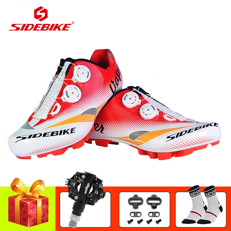 

SIDEBIKE mountain bike shoes resistance Nylon sole sapatilha ciclismo mtb cycling shoes SPD pedals self-locking bike sneakers