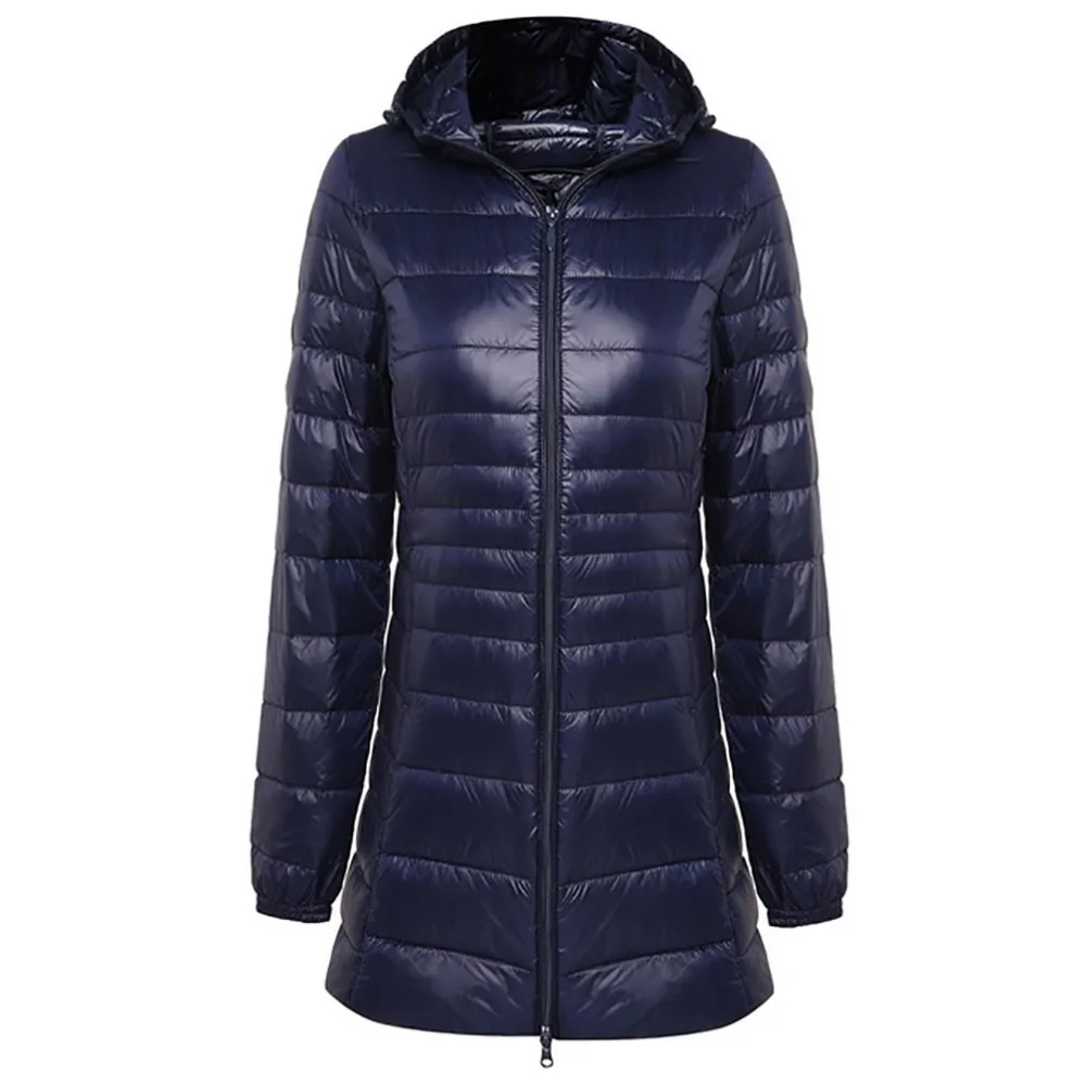 2018 Winter Warm Long Coat Woman Ultra Light 90 Duck Down Jacket Female Overcoat font b