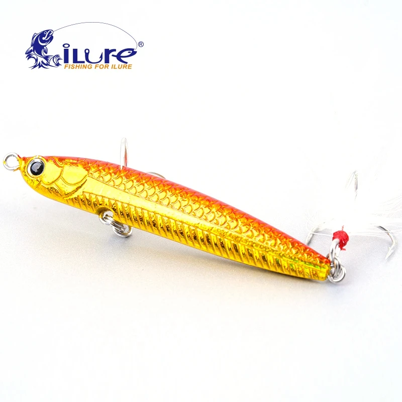 ILure 5 unids/lote cebo de lápiz caballa española carpa pesca 20g/30g jigging cebo de pesca cebo artificial cebo pesca