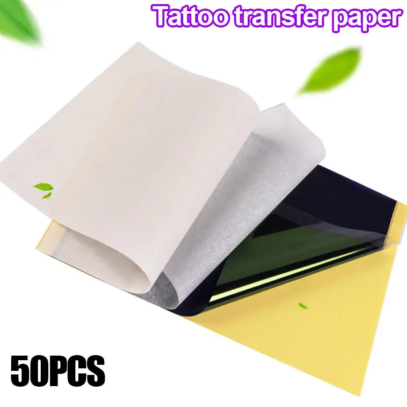 50Pcs Tattoo Masters Stencil Transfer Paper Hectograph Tattoo Supplies OR88