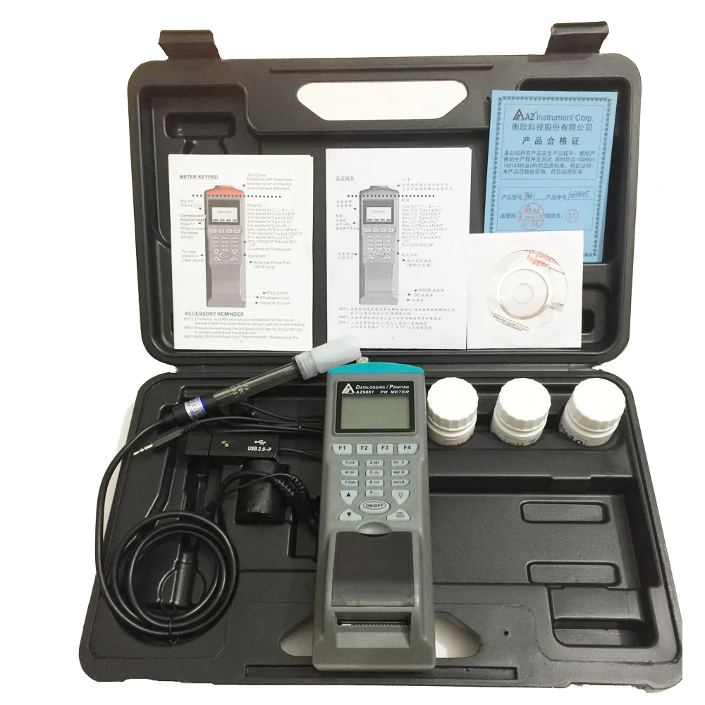 AZ9861 4 PH measurement recorder