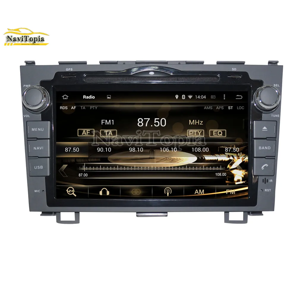 Perfect NAVITOPIA 4G RAM 64G ROM PX6 Six Core Android 9.0 Car DVD Multimedia Player GPS Navigation for Honda CRV 2006 2007 2008-2011 11