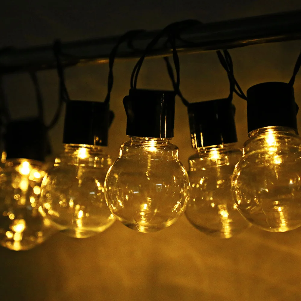 

Outdoor 10 LEDs Solar Lamps LED Globe Ball Fairy String Light Solar Light Fairy Led Garland Garden Party Decoration Waterproof