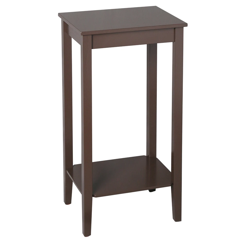 

Modern Small Side Table Double layer Coffee Table with Storage Design for Office Home Living Room Bedroom Furniture